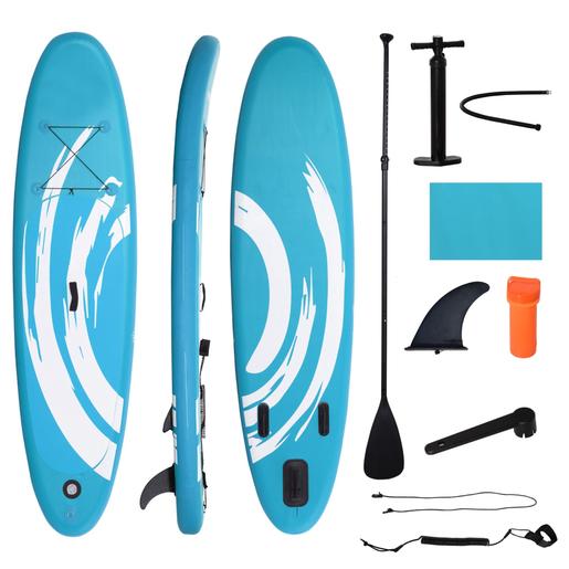 Homcom - Prancha de paddle surf insuflável Azul