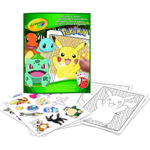 Crayola - Pokémon - Livro para colorir e autocolantes | Crayola atividades  | Loja de brinquedos e videojogos Online Toysrus
