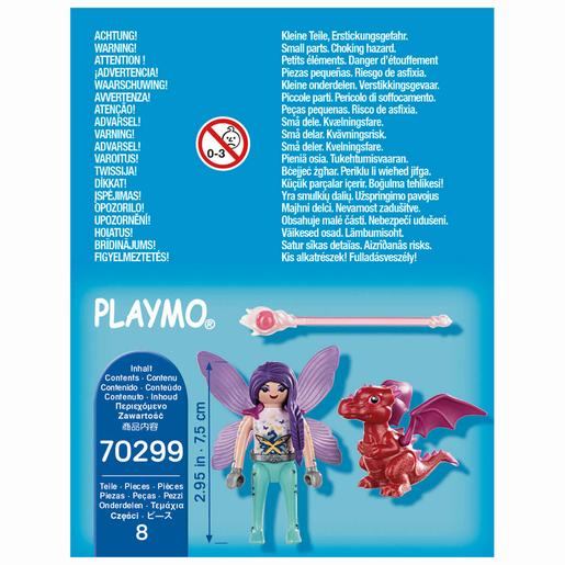 Playmobil Fada Com Dragão Bebê 70299 Colorido