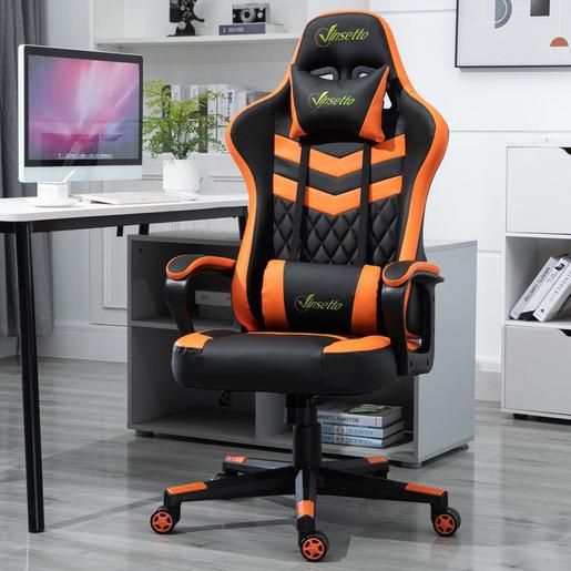 Vinsetto - Cadeira Gaming laranja-preto | Hardware | Loja de brinquedos e  videojogos Online Toysrus