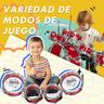 Homcom - Bateria infantil 7 peças com banqueta Vermelho