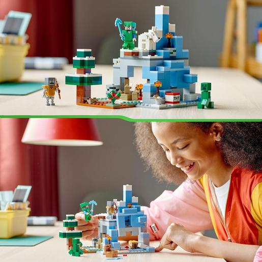 LEGO Minecraft - Os Picos Gelados - 21243 | LEGO MINECRAFT | Loja de  brinquedos e videojogos Online Toysrus