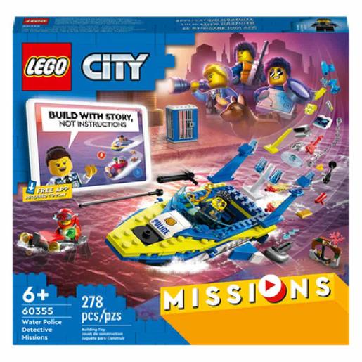 LEGO City - Missions: Investigação policial Aquática - 60355 | LEGO CITY |  Loja de brinquedos e videojogos Online Toysrus