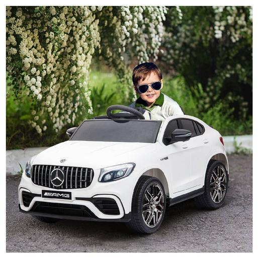 Homcom - Carro infantil elétrico - Mercedes Benz AMG branco | CARROS UM  LUGAR | Loja de brinquedos e videojogos Online Toysrus
