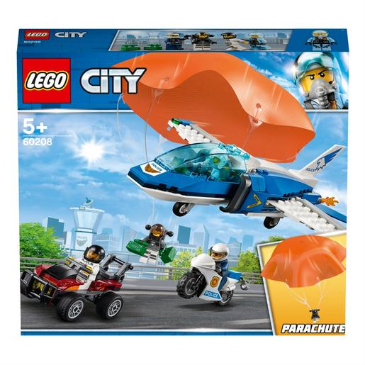 LEGO City - Polícia Aérea Detenção de Paraquedas - 60208 | LEGO CITY | Loja  de brinquedos e videojogos Online Toysrus