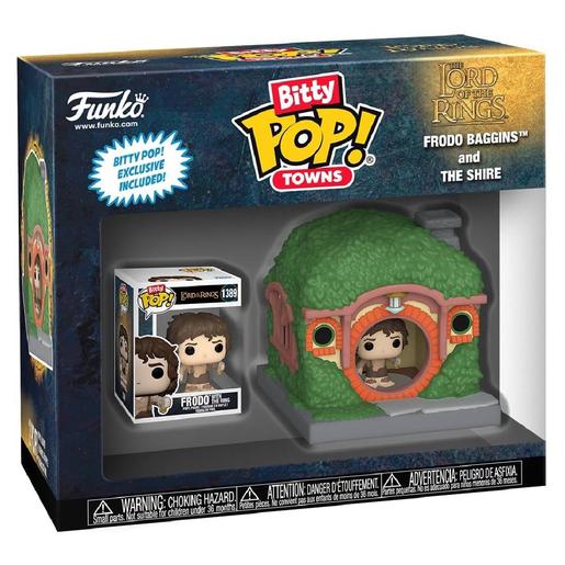 Funko Bitty Pop! Towns - O Senhor dos Anéis - Frodo Baggins e o Condado