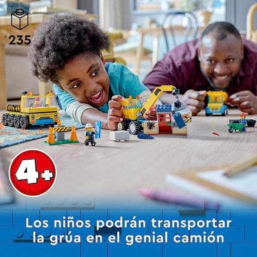 LEGO - Jogo de construção com camiões, guindaste e bola de demolição 60391  | LEGO CITY | Loja de brinquedos e videojogos Online Toysrus