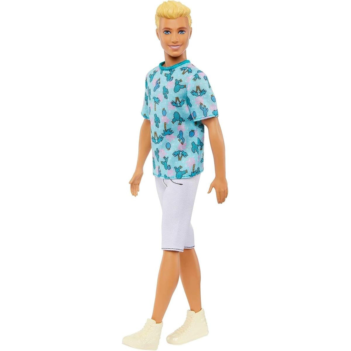 Mattel - Boneco Ken Fashionistas com cabelo loiro e roupa de