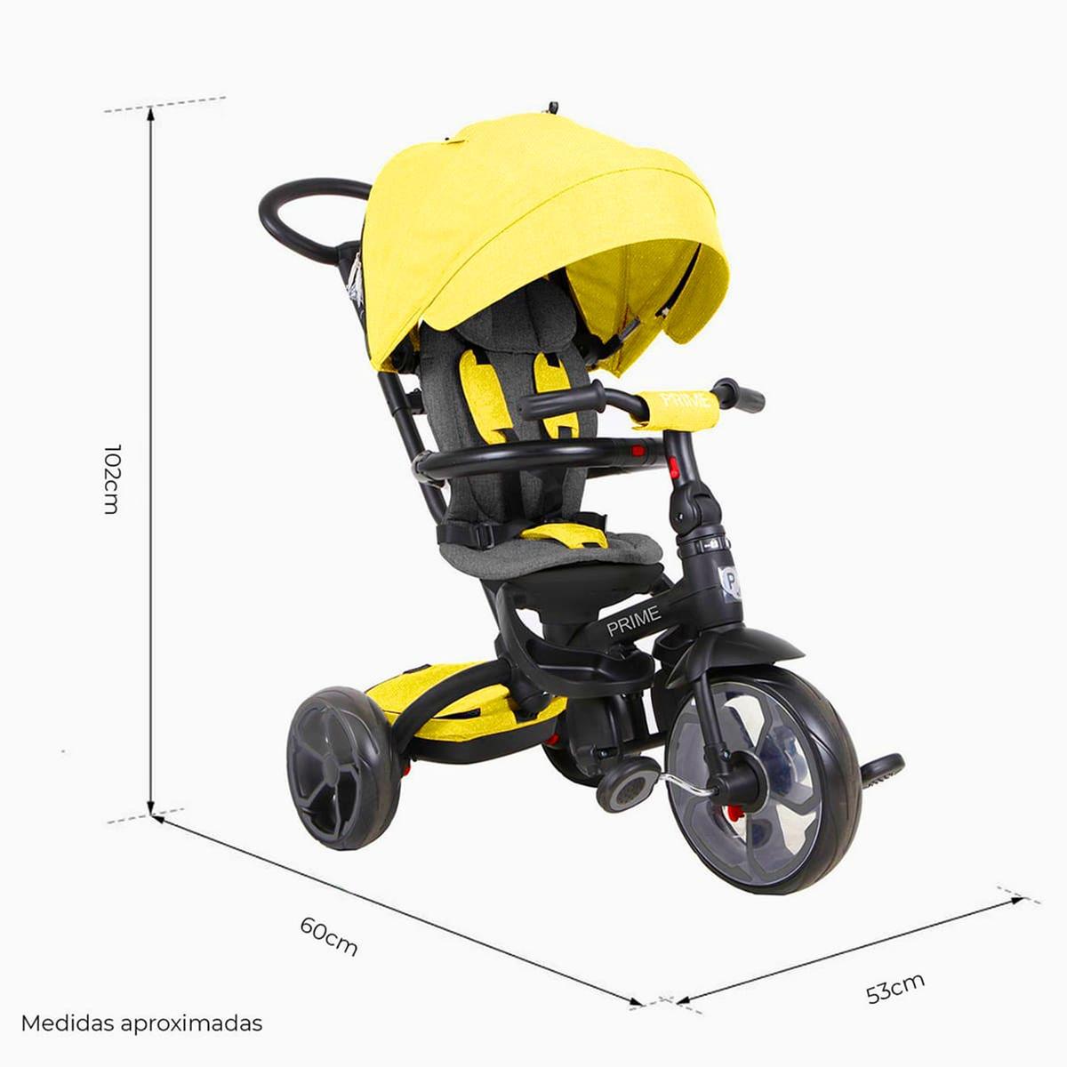 Triciclo Evolutivo Qplay Prime Amarelo | Bicicletas, Triciclos e Andadores  | Loja de brinquedos e videojogos Online Toysrus
