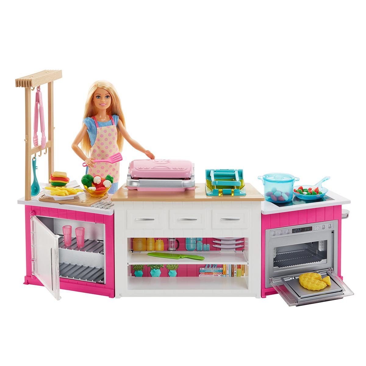 Barbie - A Cozinha da Barbie Superchef | ACESSÓRIOS (MÓVEIS E CASAS) | Loja  de brinquedos e videojogos Online Toysrus